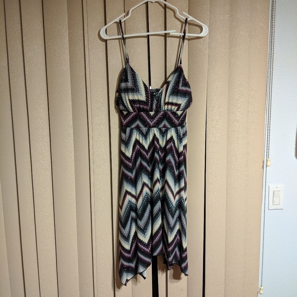 XOXO Sparkly Cami Midi Dress